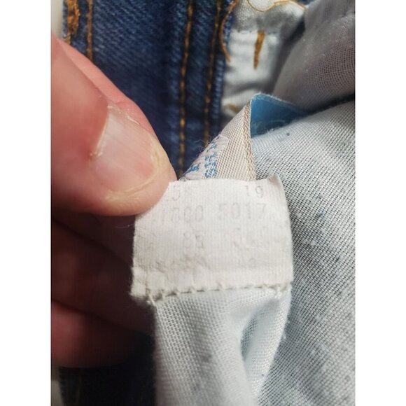 Levis With A Skosh More Comfort Jeans Men's Size 44 Orange Tab USA 80's Vintage - Picture 10 of 11